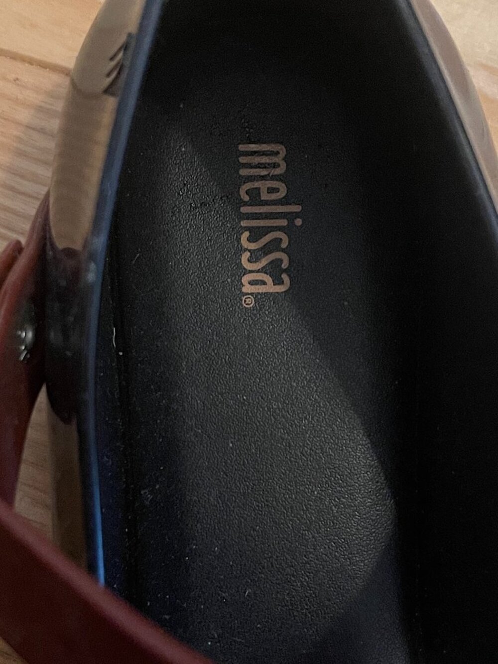 Women's Melissa Mary Jane PVC Flats - Size 8 - Picture 6 of 8